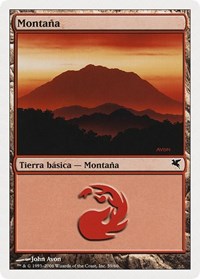 Mountain (Spanish) - "Montana" (C59), Magic Encyclopedia 2005 (Salvat/Hachette)