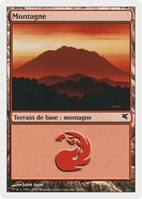 Mountain (French) - "Montagne" (C59), Magic Encyclopedia 2005 (Salvat/Hachette)