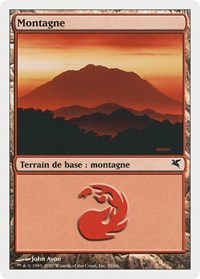 Mountain (French) - "Montagne" (D58), Magic Encyclopedia 2005 (Salvat/Hachette)