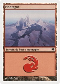 Mountain (French) - "Montagne" (C58), Magic Encyclopedia 2005 (Salvat/Hachette)