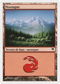 Mountain (French) - "Montagne" (C48), Magic Encyclopedia 2005 (Salvat/Hachette)