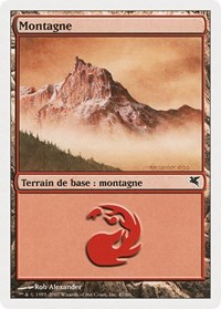 Mountain (French) - "Montagne" (C47), Magic Encyclopedia 2005 (Salvat/Hachette)