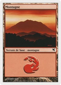 Mountain (French) - "Montagne" (C36), Magic Encyclopedia 2005 (Salvat/Hachette)
