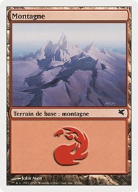 Mountain (French) - "Montagne" (C35), Magic Encyclopedia 2005 (Salvat/Hachette)
