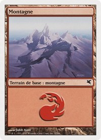 Mountain (French) - "Montagne" (I32), Magic Encyclopedia 2005 (Salvat/Hachette)