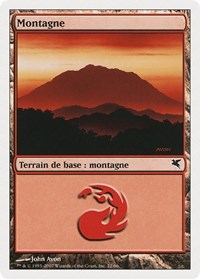 Mountain (French) - "Montagne" (C22), Magic Encyclopedia 2005 (Salvat/Hachette)