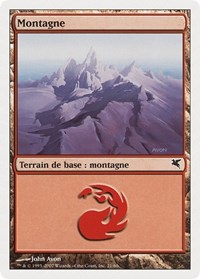 Mountain (French) - "Montagne" (I21), Magic Encyclopedia 2005 (Salvat/Hachette)