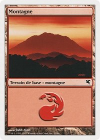 Mountain (French) - "Montagne" (D21), Magic Encyclopedia 2005 (Salvat/Hachette)