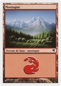 Mountain (French) - "Montagne" (I20), Magic Encyclopedia 2005 (Salvat/Hachette)