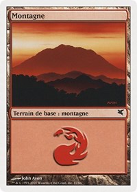 Mountain (French) - "Montagne" (I11), Magic Encyclopedia 2005 (Salvat/Hachette)