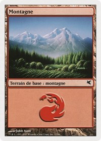 Mountain (French) - "Montagne" (C11), Magic Encyclopedia 2005 (Salvat/Hachette)