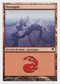 Mountain (French) - "Montagne" (I10), Magic Encyclopedia 2005 (Salvat/Hachette)
