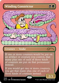 Winding Constrictor (Foil Etched), Secret Lair Drop Series