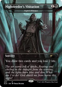 Nightfeeder's Visitation - Night's Whisper, Secret Lair Drop Series