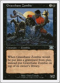 Gravebane Zombie, Classic Sixth Edition