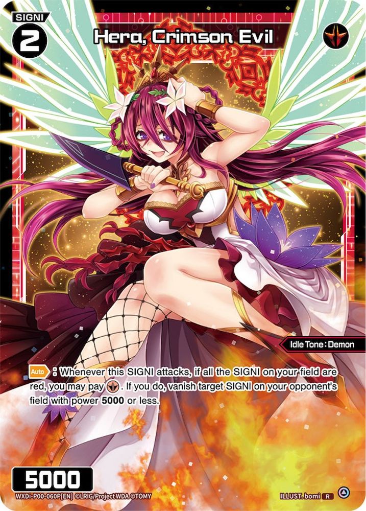 Hera, Crimson Evil (Parallel Foil), Foil, front