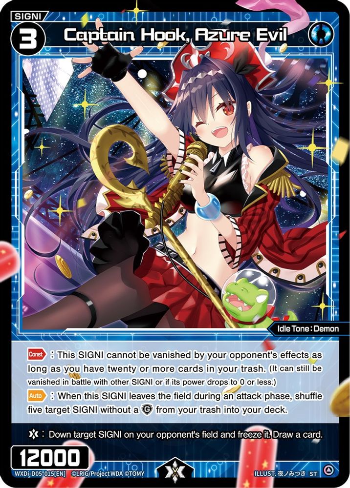 Captain Hook, Azure Evil, Standard, front