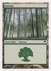 Forest (Italian) - "Foresta" (D24), Magic Encyclopedia 2005 (Salvat/Hachette)