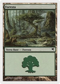 Forest (Italian) - "Foresta" (K32), Magic Encyclopedia 2005 (Salvat/Hachette)