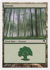 Forest (Italian) - "Foresta" (B34), Magic Encyclopedia 2005 (Salvat/Hachette)