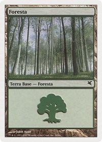 Forest (Italian) - "Foresta" (J34), Magic Encyclopedia 2005 (Salvat/Hachette)