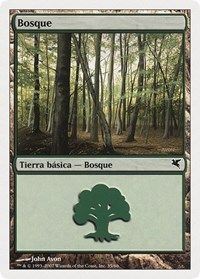 Forest (Spanish) - "Bosque" (I35), Magic Encyclopedia 2005 (Salvat/Hachette)