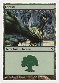 Forest (Italian) - "Foresta" (K34), Magic Encyclopedia 2005 (Salvat/Hachette)