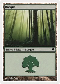 Forest (Spanish) - "Bosque" (B36), Magic Encyclopedia 2005 (Salvat/Hachette)