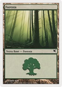 Forest (Italian) - "Foresta" (B36), Magic Encyclopedia 2005 (Salvat/Hachette)