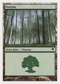 Forest (Italian) - "Foresta" (I36), Magic Encyclopedia 2005 (Salvat/Hachette)