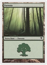 Forest (Italian) - "Foresta" (J45), Magic Encyclopedia 2005 (Salvat/Hachette)
