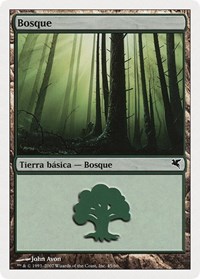 Forest (Spanish) - "Bosque" (J45), Magic Encyclopedia 2005 (Salvat/Hachette)