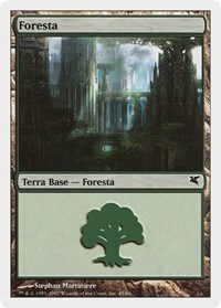 Forest (Italian) - "Foresta" (K45), Magic Encyclopedia 2005 (Salvat/Hachette)