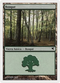 Forest (Spanish) - "Bosque" (J46), Magic Encyclopedia 2005 (Salvat/Hachette)