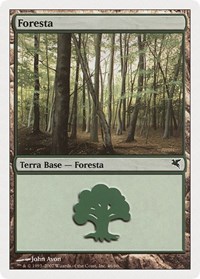 Forest (Italian) - "Foresta" (J46), Magic Encyclopedia 2005 (Salvat/Hachette)