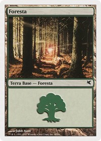 Forest (Italian) - "Foresta" (D48), Magic Encyclopedia 2005 (Salvat/Hachette)