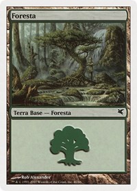 Forest (Italian) - "Foresta" (K46), Magic Encyclopedia 2005 (Salvat/Hachette)