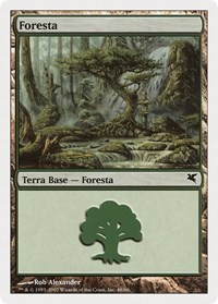 Forest (Italian) - "Foresta" (L48), Magic Encyclopedia 2005 (Salvat/Hachette)