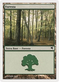 Forest (Italian) - "Foresta" (B56), Magic Encyclopedia 2005 (Salvat/Hachette)