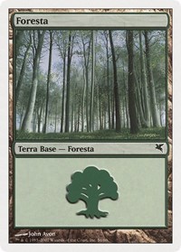 Forest (Italian) - "Foresta" (J56), Magic Encyclopedia 2005 (Salvat/Hachette)