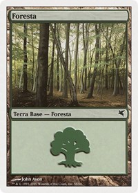 Forest (Italian) - "Foresta" (I58), Magic Encyclopedia 2005 (Salvat/Hachette)