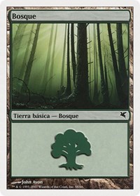 Forest (Spanish) - "Bosque" (J58), Magic Encyclopedia 2005 (Salvat/Hachette)