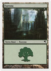 Forest (Italian) - "Foresta" (K57), Magic Encyclopedia 2005 (Salvat/Hachette)