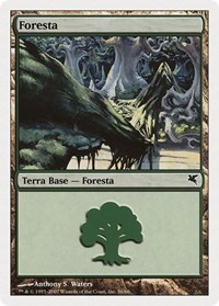 Forest (Italian) - "Foresta" (K56), Magic Encyclopedia 2005 (Salvat/Hachette)