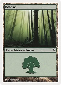 Forest (Spanish) - "Bosque" (D59), Magic Encyclopedia 2005 (Salvat/Hachette)