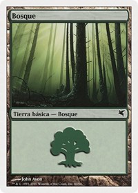 Forest (Spanish) - "Bosque" (I60), Magic Encyclopedia 2005 (Salvat/Hachette)