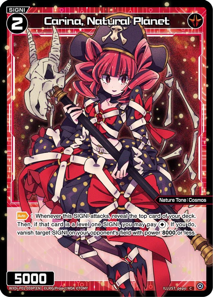Carina, Natural Planet (Parallel Foil), Foil, front