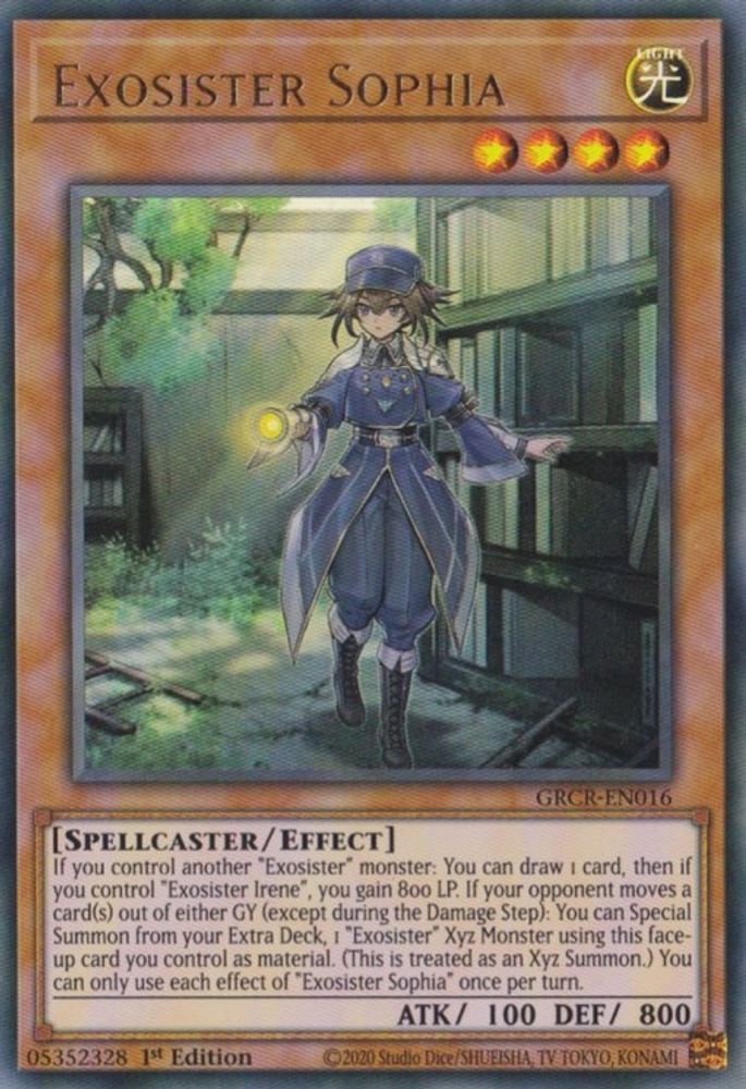 Exosister Sophia, 1st-edition, front