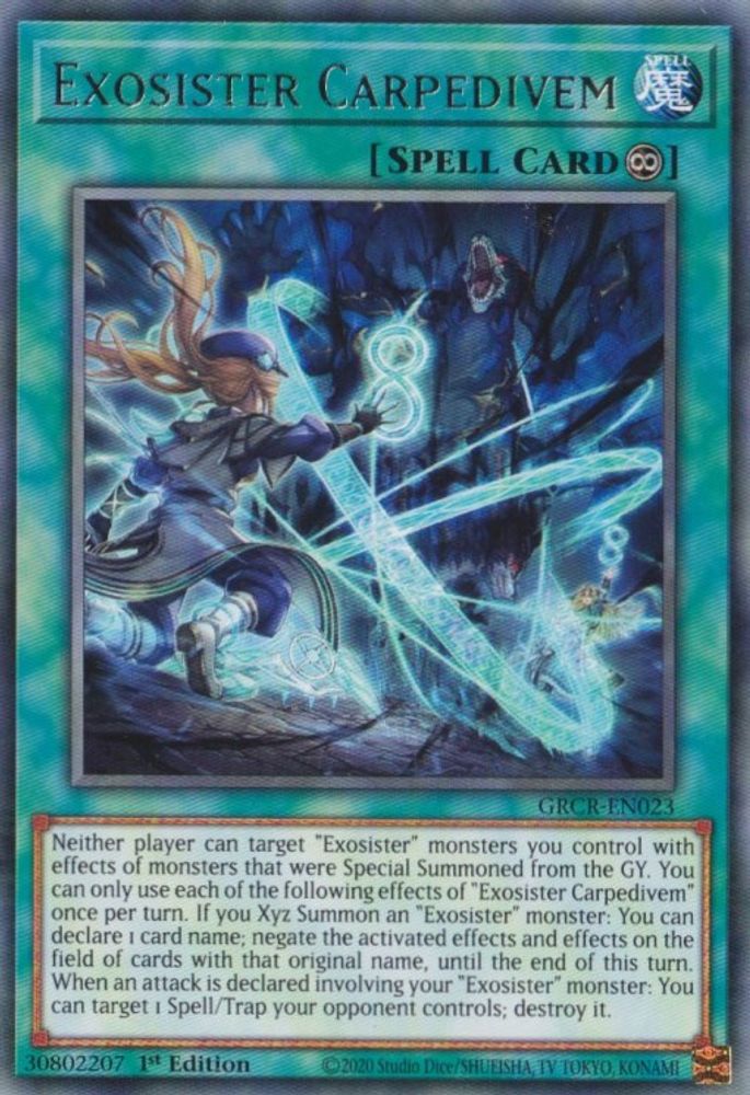Exosister Carpedivem, 1st-edition, front