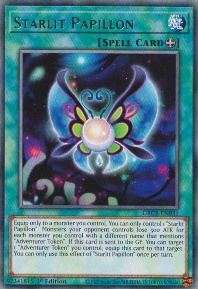 Starlit Papillon, 1st-edition, front